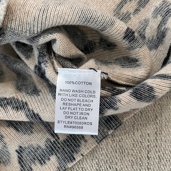 Charlotte Lace Trim Leopard Print Cardigan - Picture 5 of 8